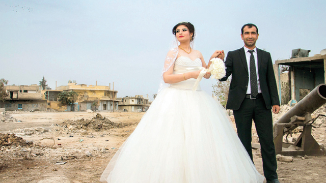 Kobani'de ilk düğün