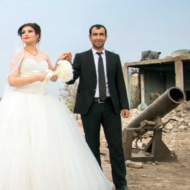 Kobani'de ilk düğün