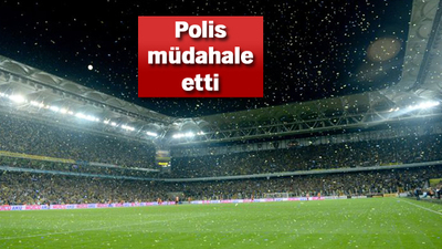 Maç sonrası olay çıktı