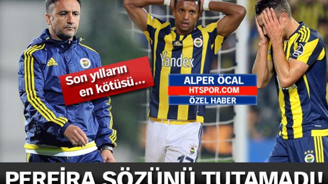 Vitor Pereira sözünü tutamadı !