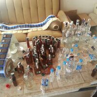 Çiftlik evine sahte içki baskını