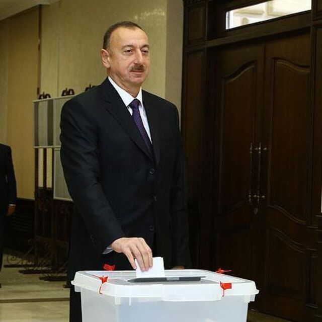 Azerbaycan sandık başında