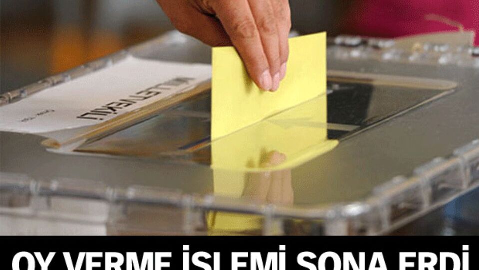 Oy verme işlemi sona erdi! İlk sonuçlar gelmeye başladı