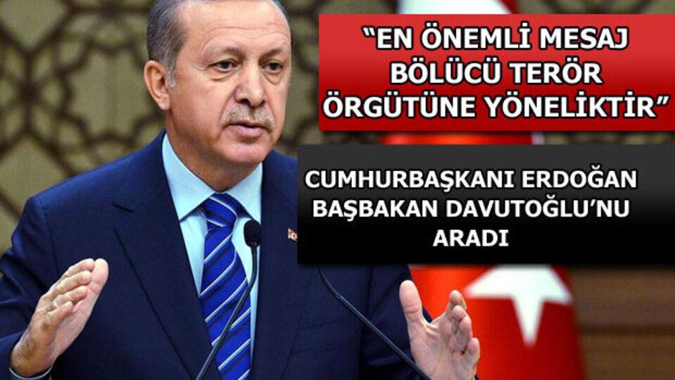 Cumhurbaşkanı Erdoğan'dan ilk açıklama!