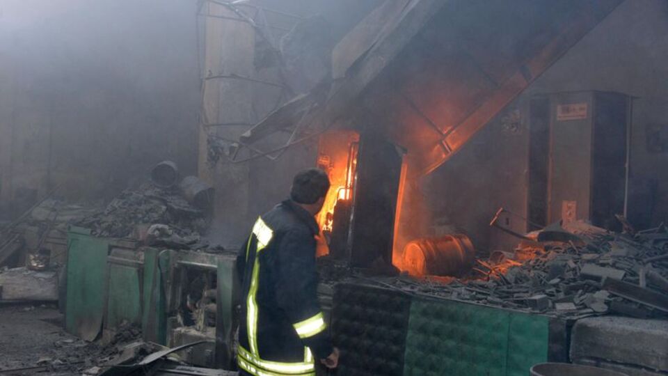 Döküm atölyesinde facianın eşiğinden dönüldü