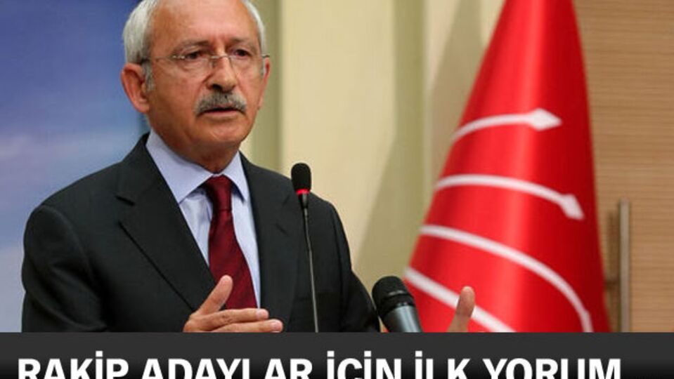 Rakip adaylar için ilk yorum...