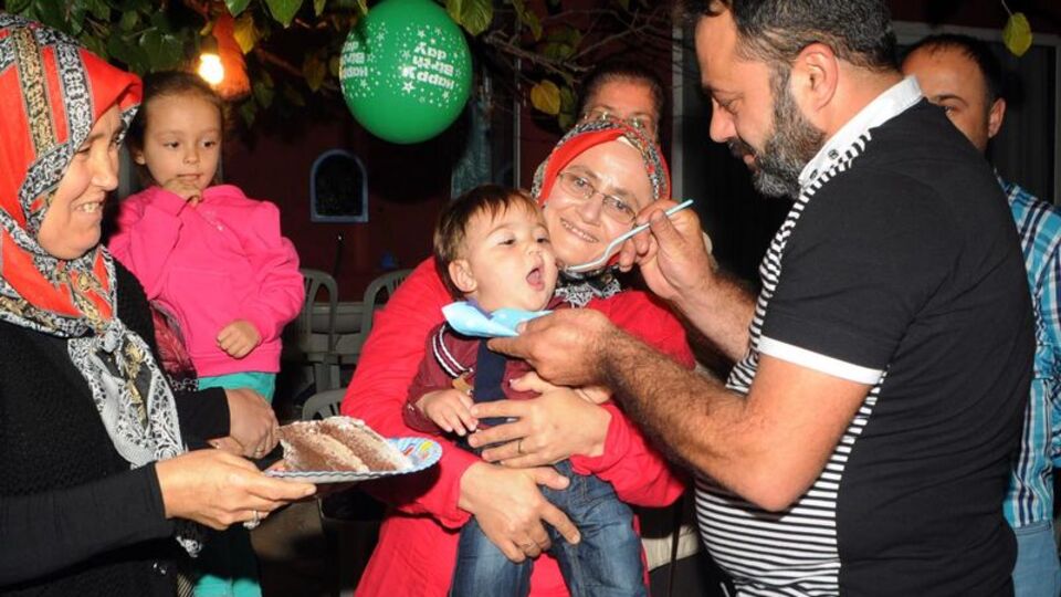 Poyraz bebek 1 yaşında