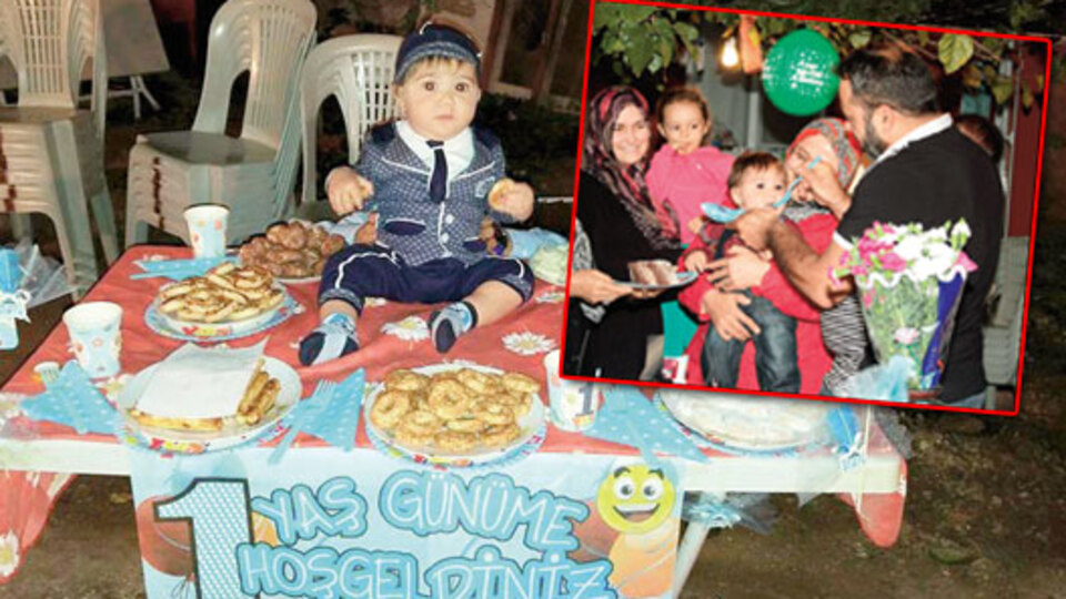 Mavi ışık hastası Poyraz 1 yaşına girdi
