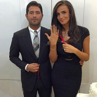 Ünlü çiftin mutlu günü