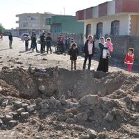 Kahreden izler gün ağarınca göründü