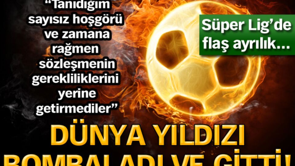 Dünya yıldızı bombaladı ve gitti!