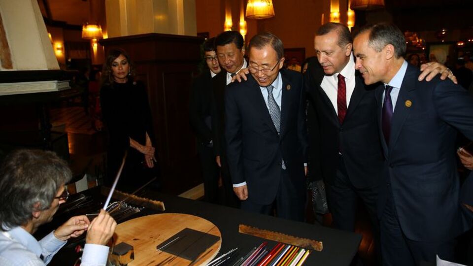 Cumhurbaşkanı Erdoğan, Ban Ki-Mun ile bir araya geldi