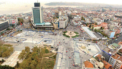 Taksim Meydanı bitti bitiyor