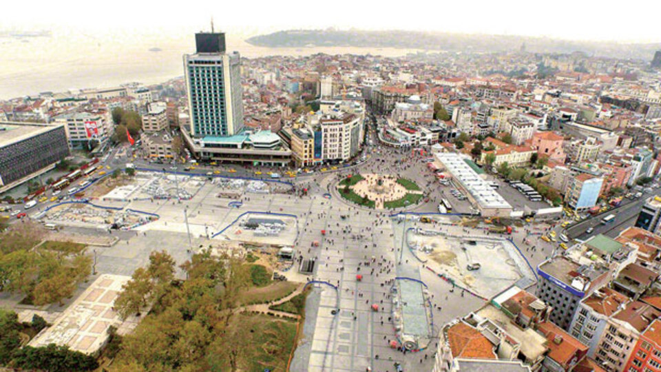 Taksim Meydanı bitti bitiyor