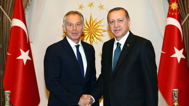 Tony Blair Çankaya Köşkü'nde