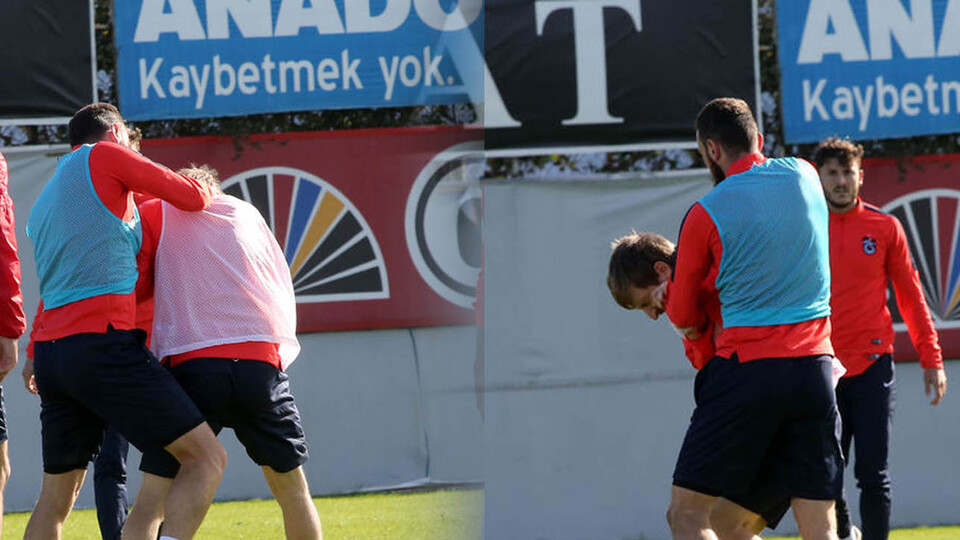 Kavga çıktı, idmanı terk etti!