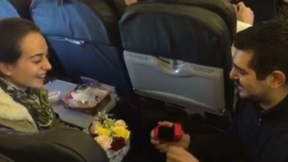 10 bin metrede evlenme teklifi!