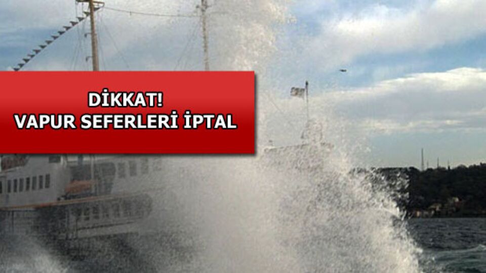Fırtına deniz ve hava ulaşımını bitirdi