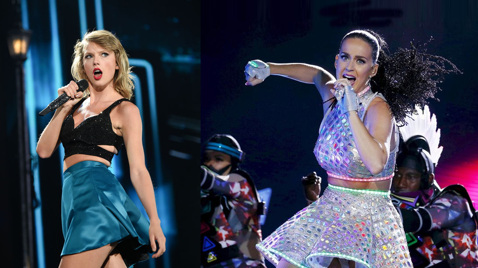 Katy Perry, Taylor Swift'i zirveden indirdi