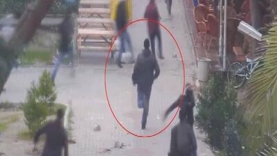 Kampüsteki cinayet anları kamerada