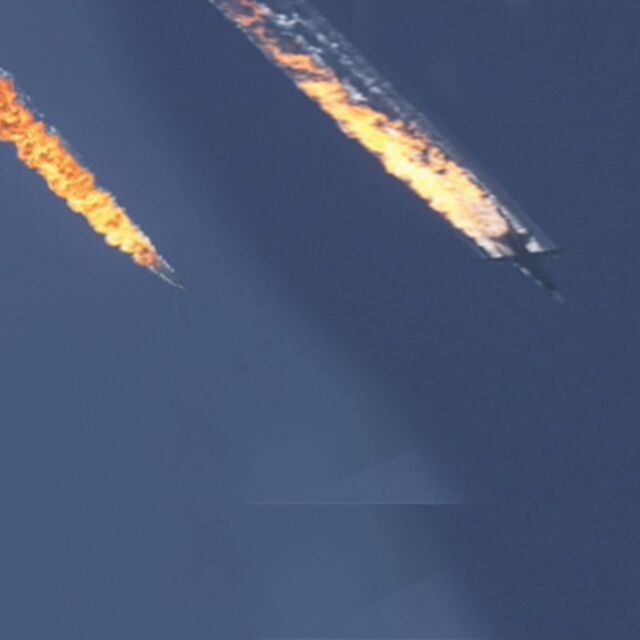 Uçağın düşürülme anı