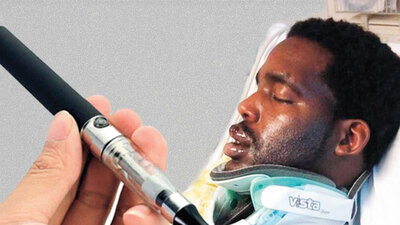 Elektronik sigara boynunu kırdı