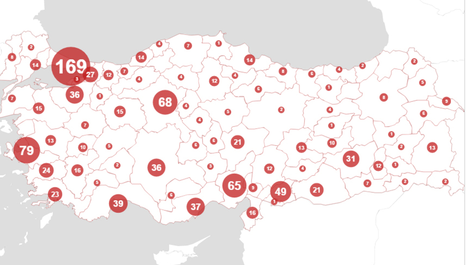 Türkiye'nin en korkunç haritası!