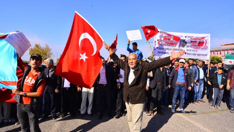 Bayırbucak Türkmenleri eylem yaptı