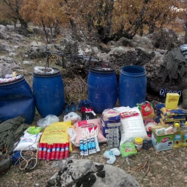 Batman'da PKK'ya ait 4 sığınak imha edildi