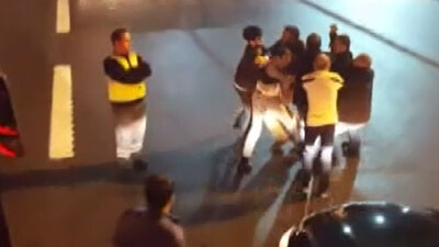 Dayak yiyince rahatladı!