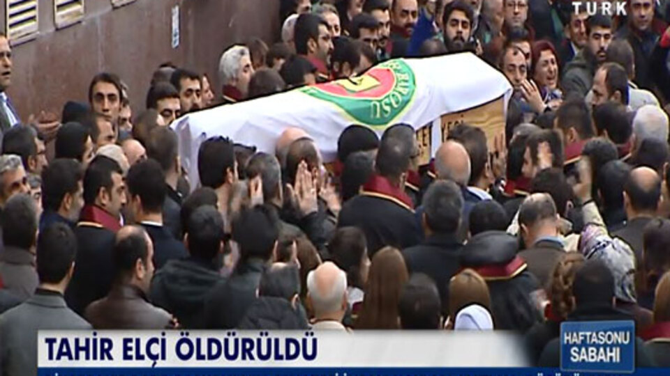 Tahir Elçi için tören! 50 bin kişi katıldı