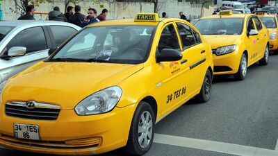 Taksicilerden 'cinayet' protestosu!