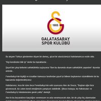 G.Saray'dan Yıldırım'a cevap!