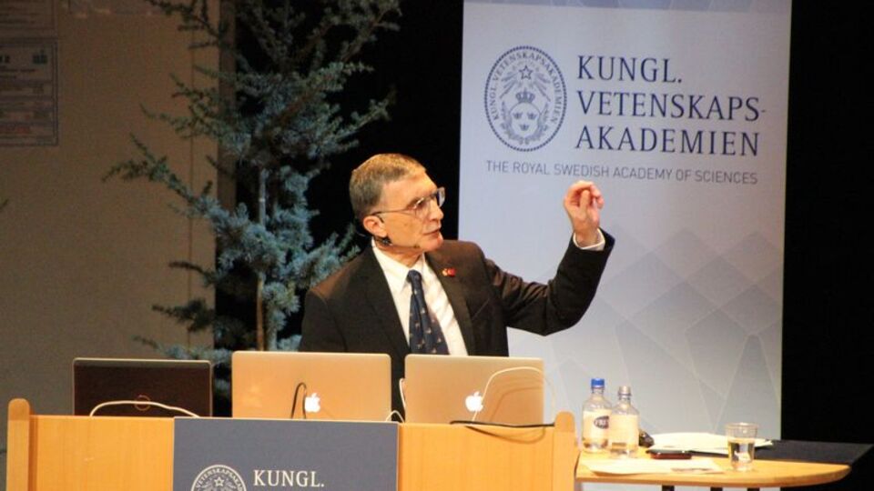Prof Sancar Stockholm'da konuştu