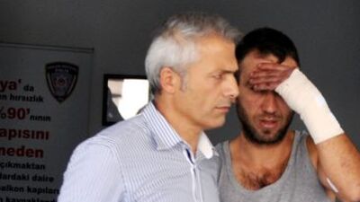 Polis gelince 5. kattan atladı!