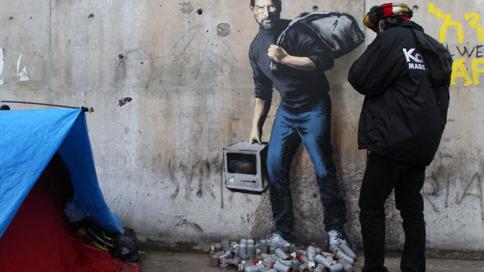 Steve Jobs göçmen kampında!