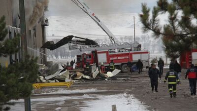 Aytaç Entegre Et Tesisleri'nde büyük yangın!