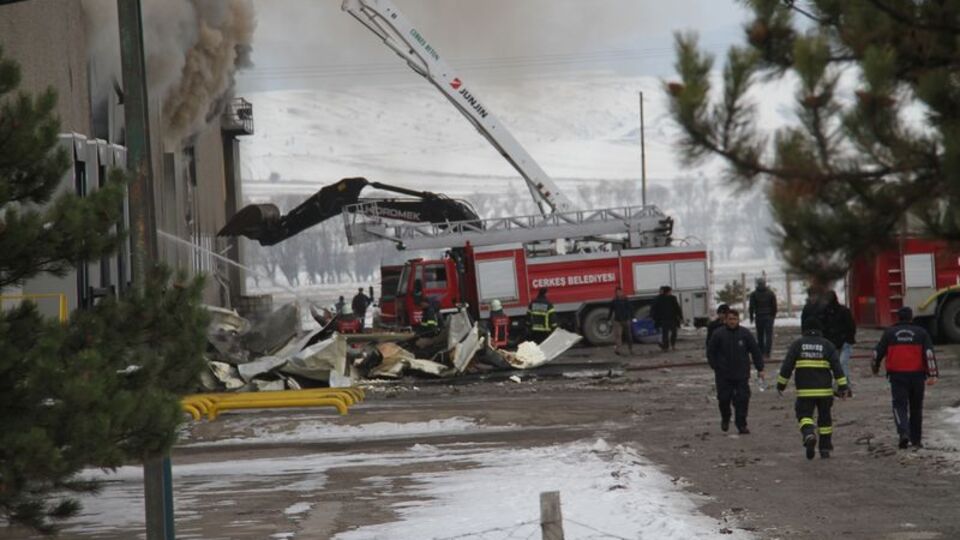 Aytaç Entegre Et Tesisleri'nde büyük yangın!