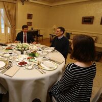 Davutoğlu Aziz Sancar'ı ağırladı