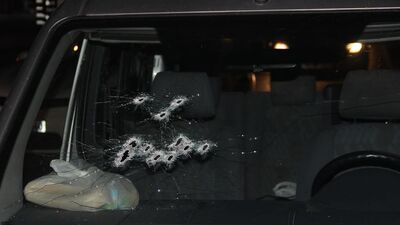 Polis aracına silahlı saldırı