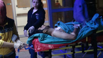 Rus uçakları sınırdaki ilçeyi vurdu!