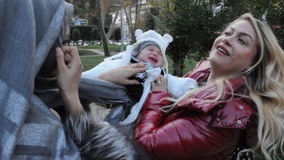 Oğlu ağlama krizine girdi