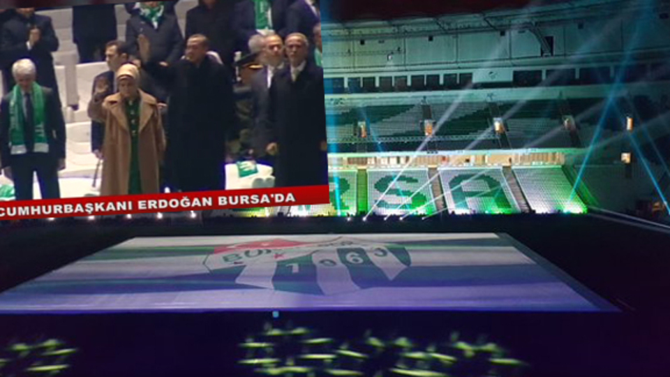 Timsah Arena açıldı...