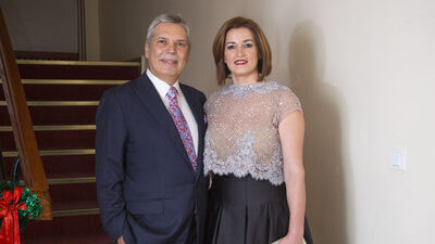 Tanfer çiftinden yeni yıl partisi