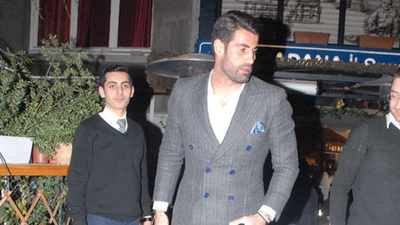 Kuzeniyle kebap keyfi yaptı