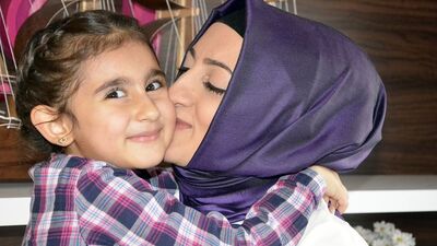 Kızı için 50 kilo verdi!