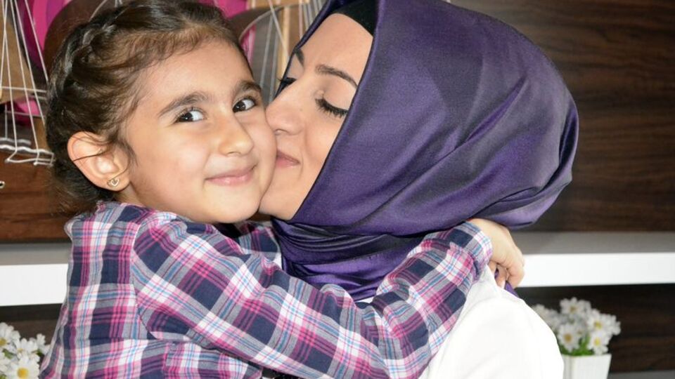 Kızı için 50 kilo verdi!