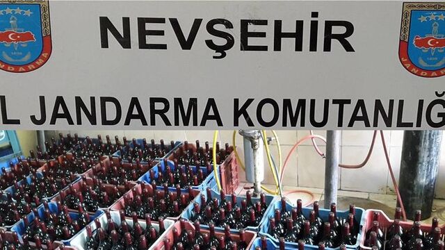Nevşehir'de sahte içki operasyonu!