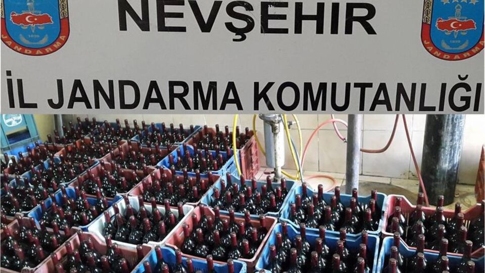 Nevşehir'de sahte içki operasyonu!