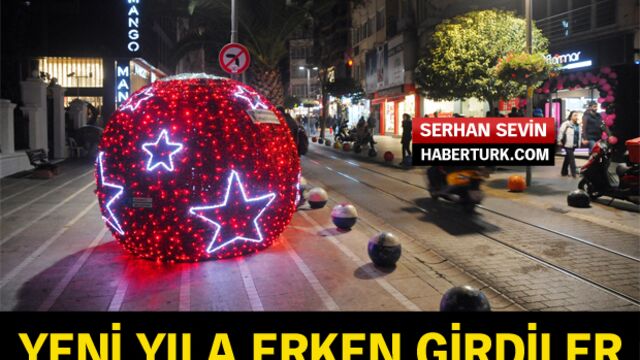 Yeni yıla erken girdiler